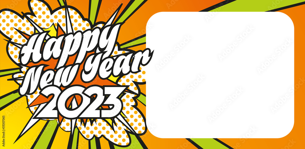 Carte Happy New Year 2023 POPART CC 3