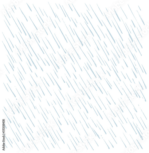 Cute rainy pattern. Pencil sketch