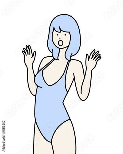 woman in swimsuit