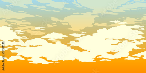 夕焼けの空