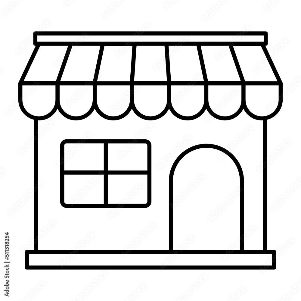 food court street shop vector line icon design, Retail Food delivery service symbol, Touch less Meal Courier Sign, Grocery pickup stock illustration, Indoor Pizza Shop Concept, food court street shop vector line icon design, Retail Food delivery service symbol, Touch less Meal Courier Sign, Grocery pickup stock illustration, Indoor Pizza Shop Concept,