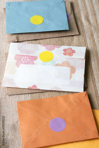 Letter and sealed envelopes