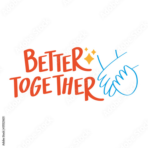 better together lettering
