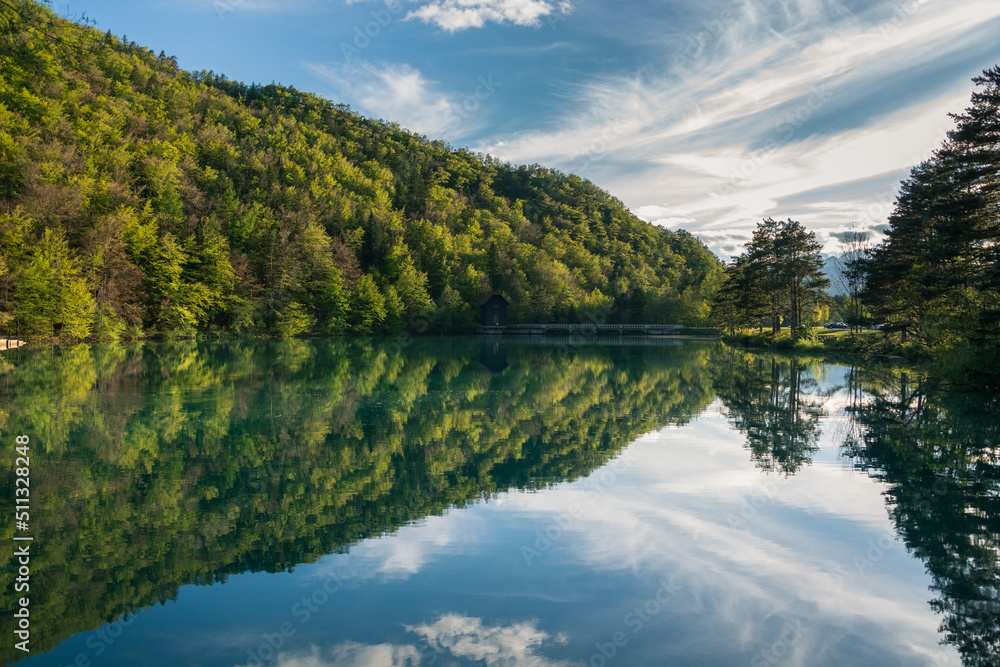 Spring by the lake in Zavrsnica valley