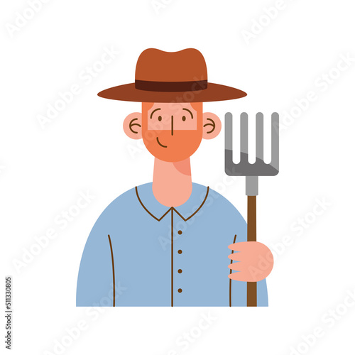 farmer male professional worker