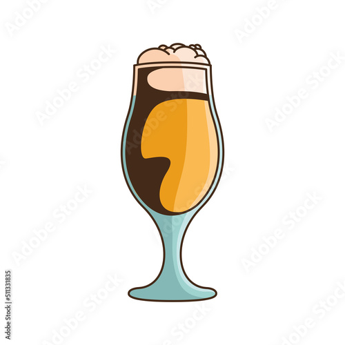 golden beer cup