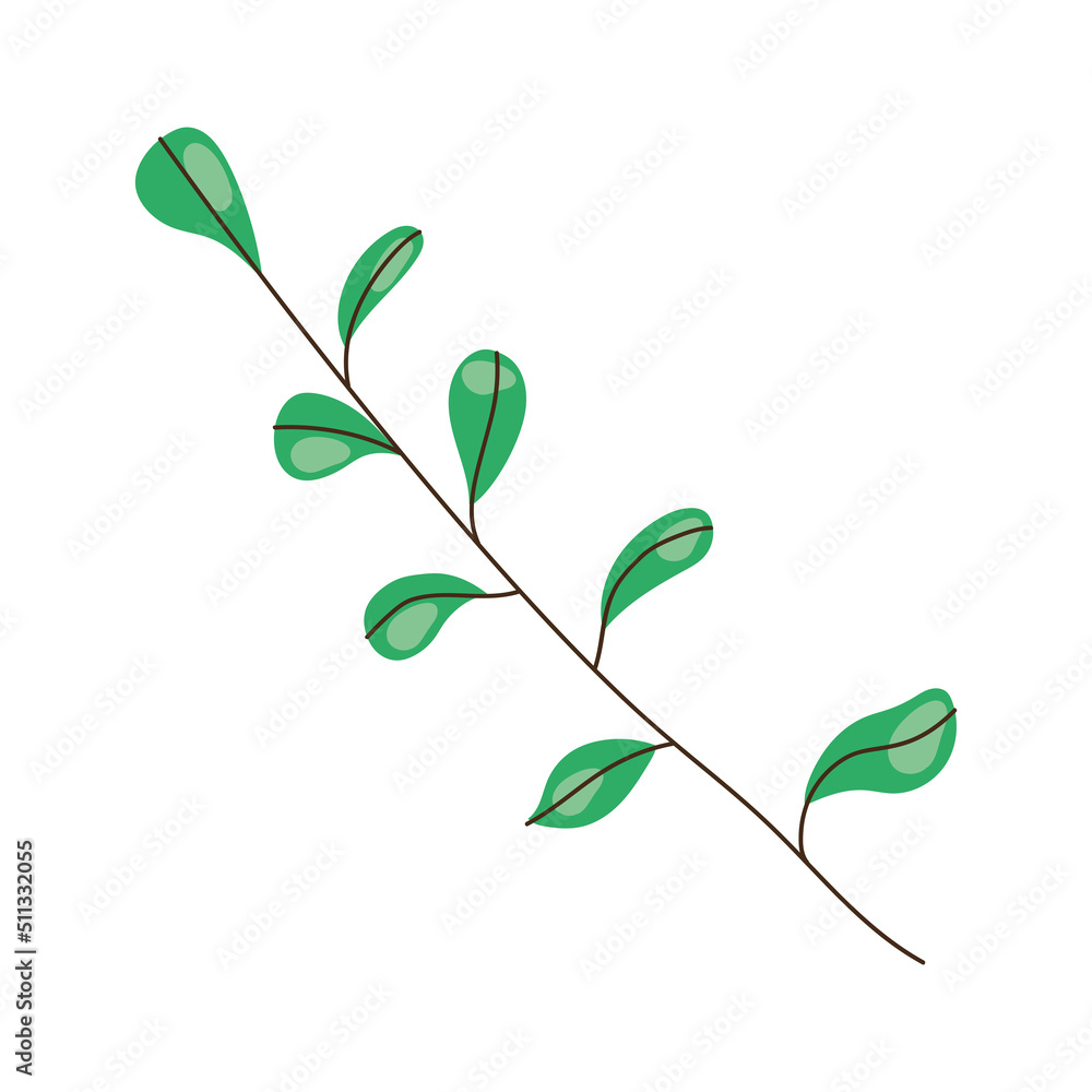green leafs in branch
