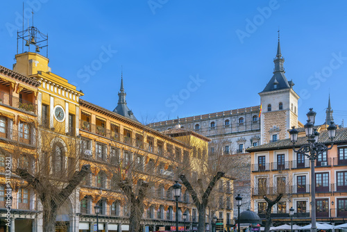 Plaza de Zocodover, Toledo, Spain photo