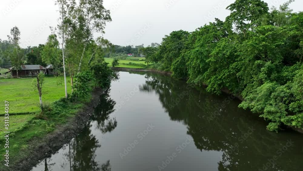 the river in the park