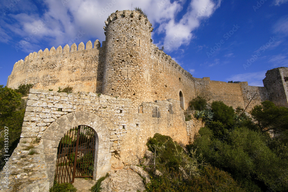 Castillo de Santueri. Felanitx. Comarca de Migjorn. Mallorca. Baleares.