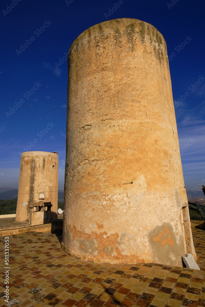 Molino de Cas Rector.Búger. Comarca de Raiguer. Mallorca. Baleares.España.