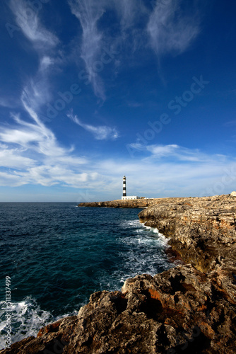 Faro de Cap d' Artrutx. Ciutadella.Menorca.Baleares.España.