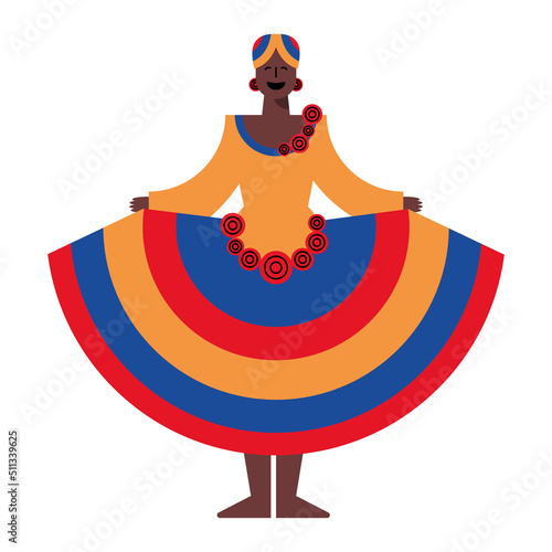afro colombian woman person