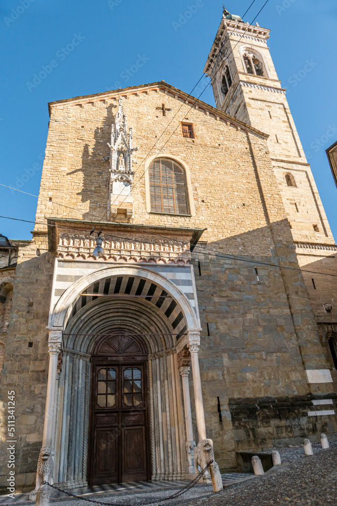 beautiful church in Bergamo Alta