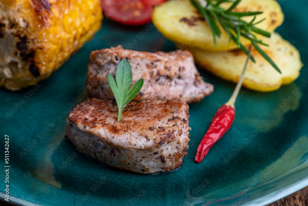 grilled pork fillet grilled pork fillet