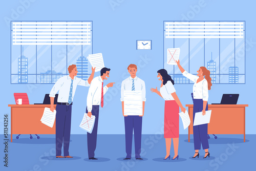 Business Stress Burnout Composition