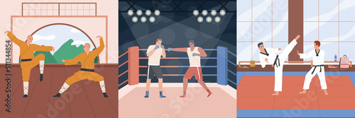 Fighters Flat Composition Set