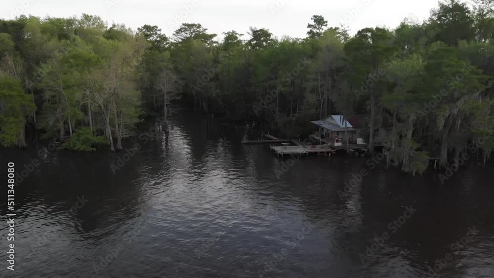 Aerial Swamp Scene Aerial Swamp Scene