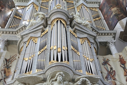 Amsterdam Westerkerk Church Organ Detail, Netherlands