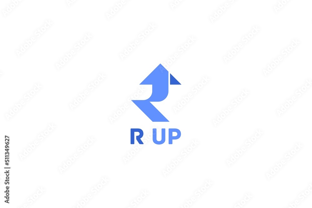 R-UP template logo design solution R-UP template logo design solution