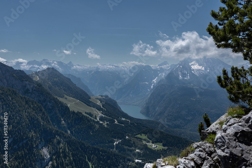 summer landscape in the mountains of Germany