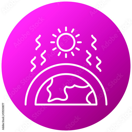 Greenhouse Effect Icon Style