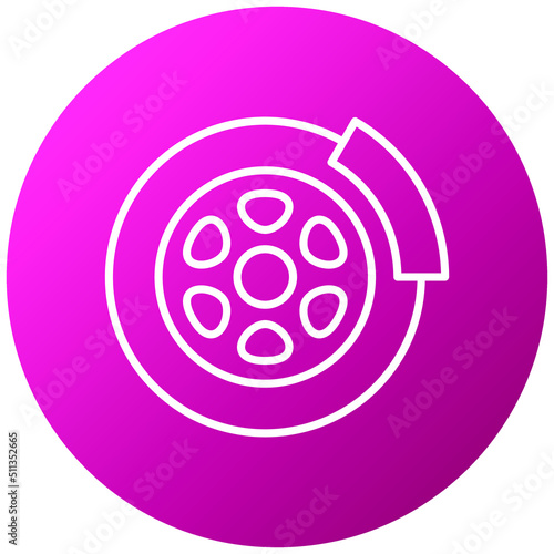 Brake Disc Icon Style