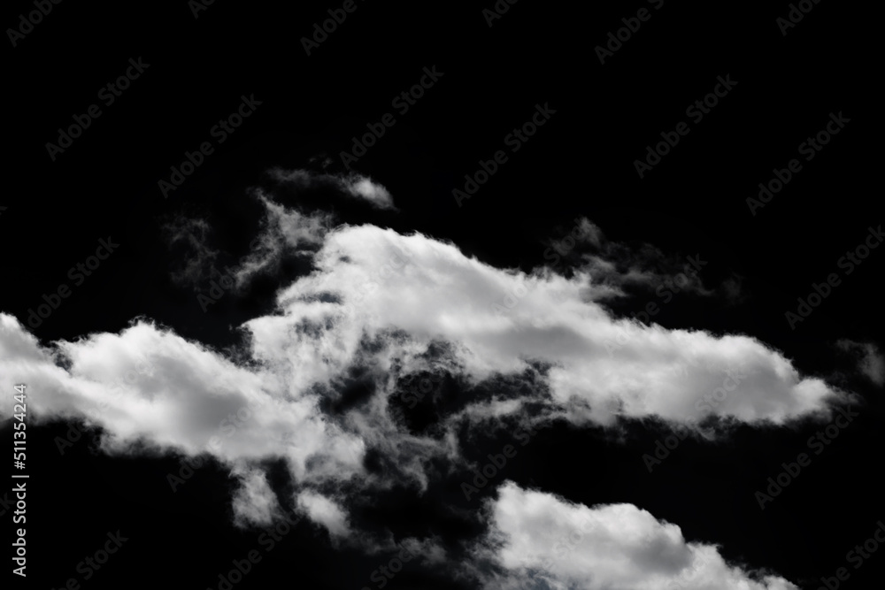 white fluffy clouds isolated on a black background, clipart white fluffy clouds isolated on a black background, clipart