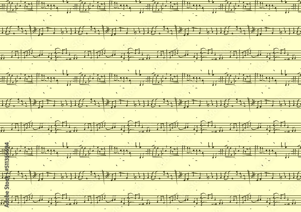 BACKGROUND TEXTURE OF A MUSIC SCORE