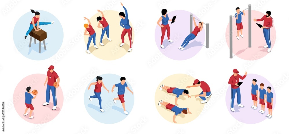 Physical Education Compositions Set Physical Education Compositions Set