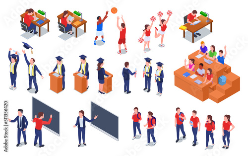 College Isometric Set
