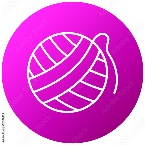 Wool Ball Icon Style
