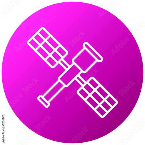 Hubble Telescope Icon Style