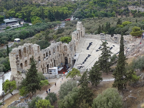 Athens, Greece, Greek, amphitheatrum, archeology, architecture photo