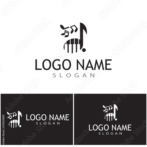 Piano icon vektor ilustrationdesign logo template