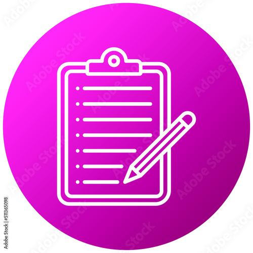 Taking Notes Icon Style