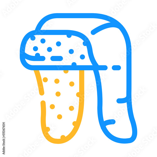 ushanka hat color icon vector. ushanka hat sign. isolated symbol illustration