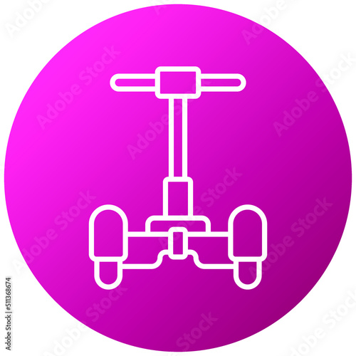 Police Segway Icon Style