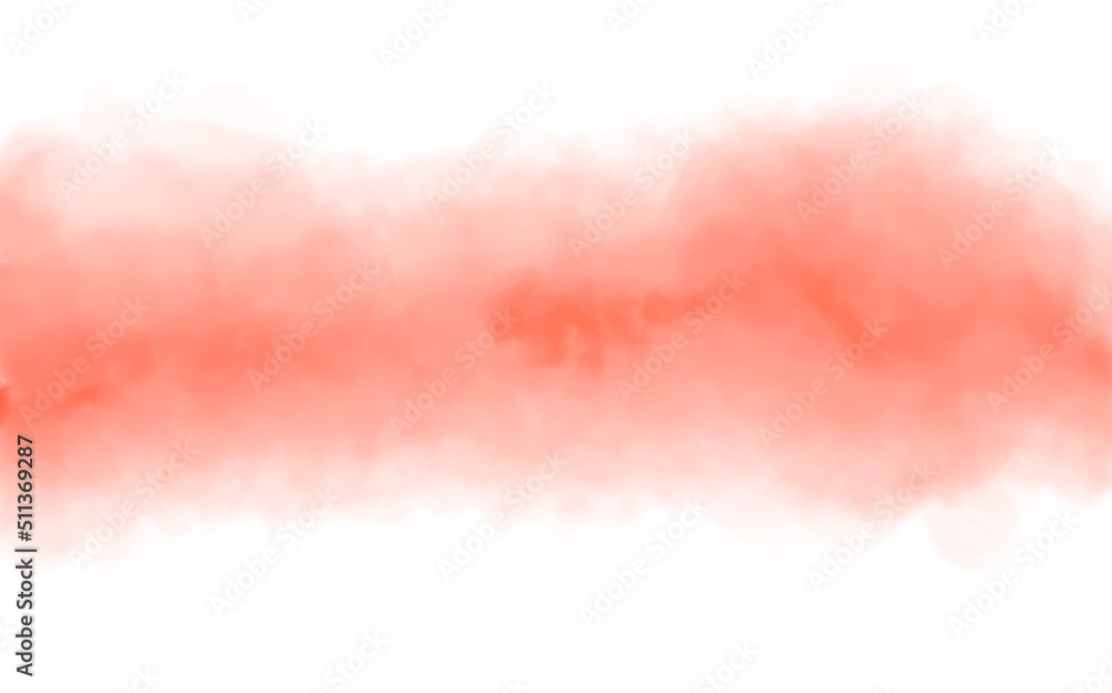 a red stripe of paint for a text inscription. abstract watercolor background