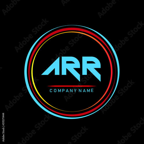 ARR,A R  R letter initial beauty monogram logo design ,fashion, creative letter logo design ,
 A R R creative letter logo design, Initials A R R Logo Linked With Circle,letter logo design,letter  photo