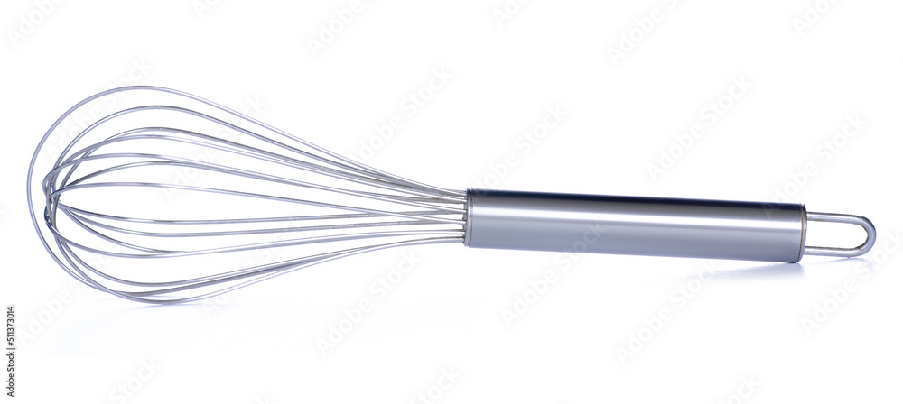 Kitchen corolla whisk on white background isolation Kitchen corolla whisk on white background isolation