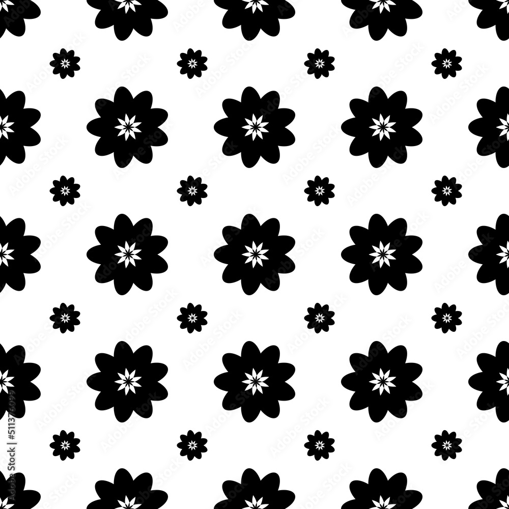 Seamless floral pattern vector flower shape doodle plant abstract texture background illustration for digital paper and print materials. Seamless floral pattern vector flower shape doodle plant abstract texture background illustration for digital paper and print materials.