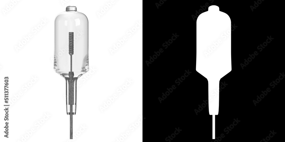 3D rendering illustration of an halogen lamp 3D rendering illustration of an halogen lamp