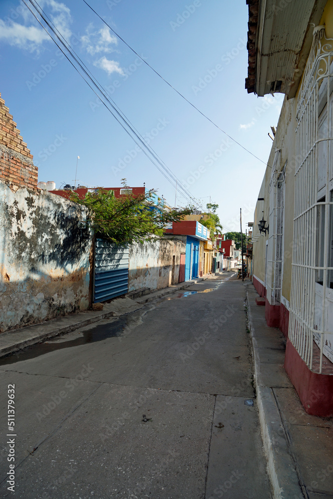 colorful houses in the streets of trinidad colorful houses in the streets of trinidad