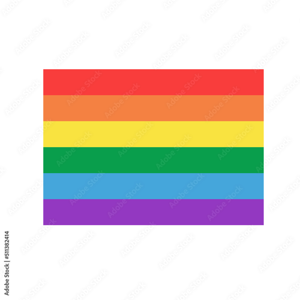 Vector illustration of lgbt flag. colorful lgbt background