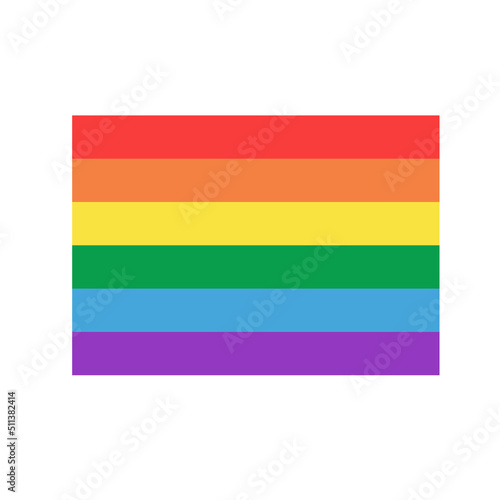 Vector illustration of lgbt flag. colorful lgbt background