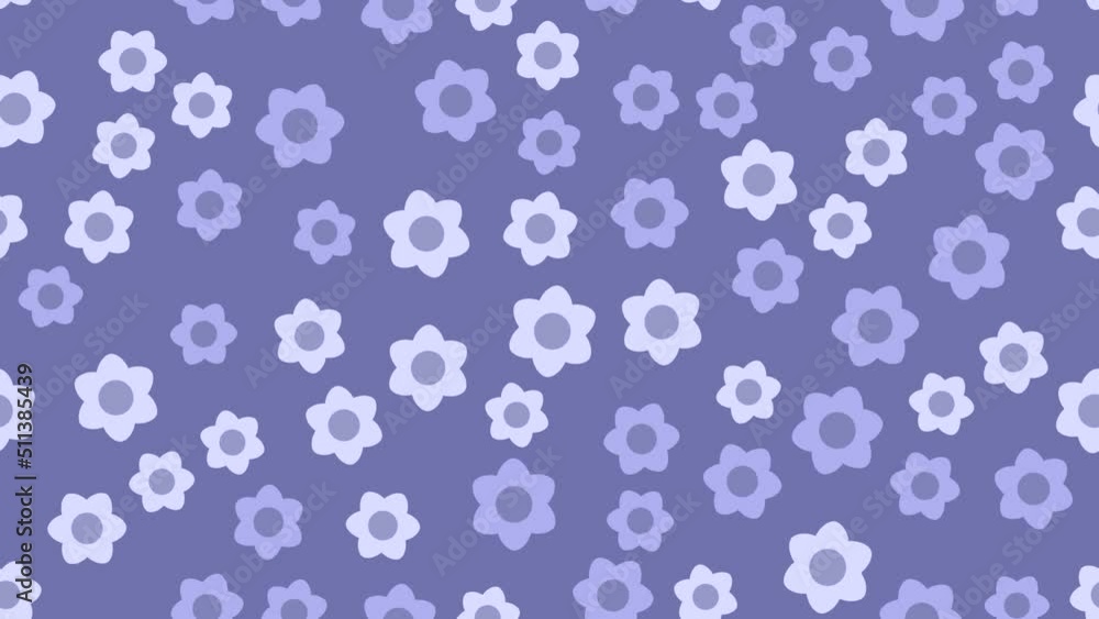 simple illustration with abstract flowers simple illustration with abstract flowers