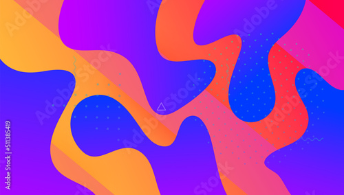 Digital Background. Spectrum Invitation. Minimal Pattern. Abstract Banner. Mobile Frame. Violet Plastic Cover. Color Geometric Design. Cool Landing Page. Lilac Digital Background