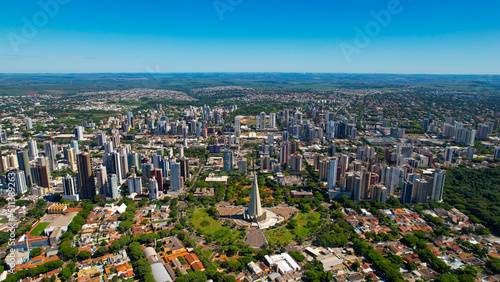 Maringá Paraná Brasil - Vistá aérea de Maringá