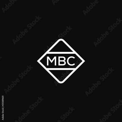 MBC letter design for logo and icon.MBC typography for technology, business and real estate brand.MBC monogram logo.vector illustration. photo